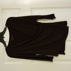 Ladies brown top, size Small